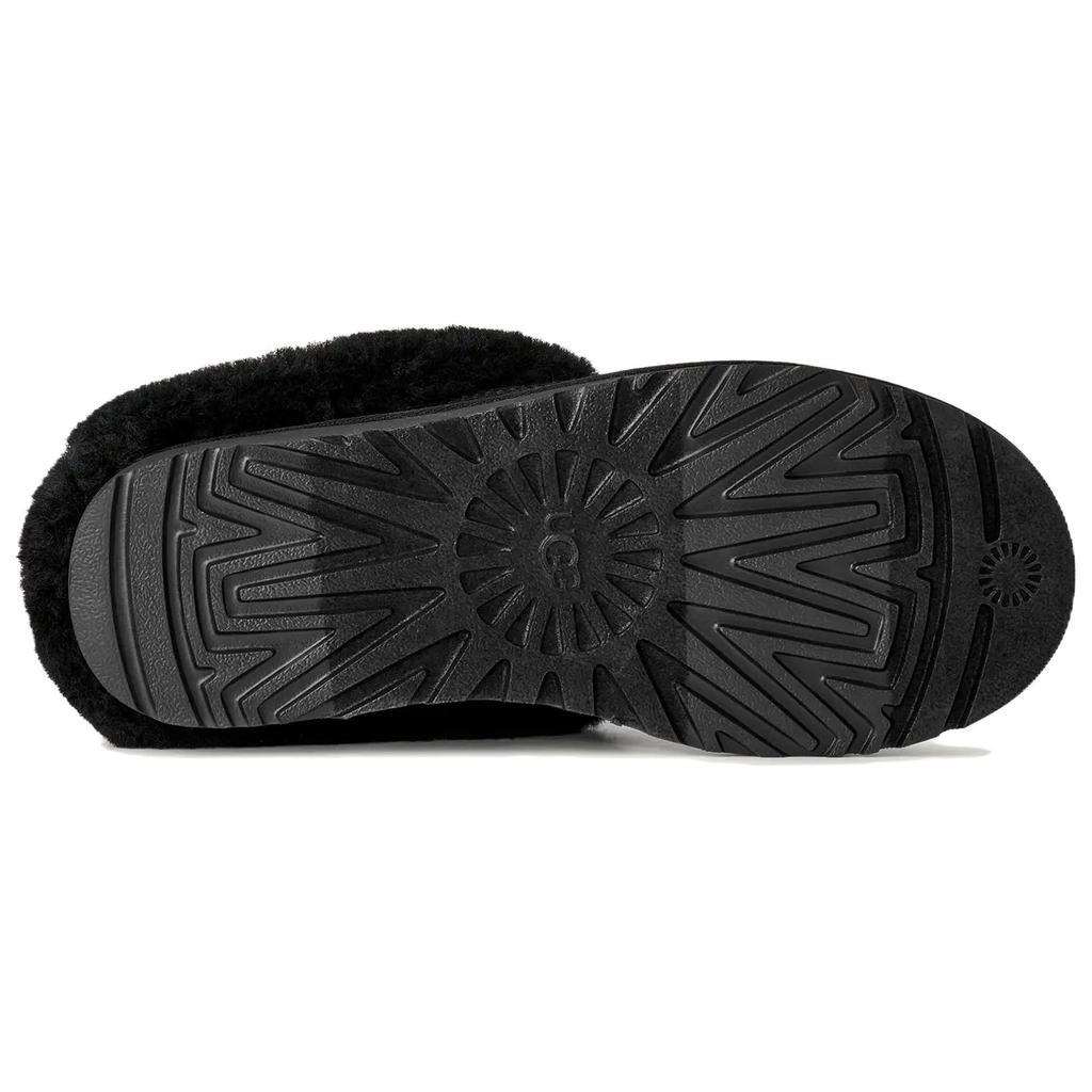 UGG Comfortable Simple Open-Toe Slippers Women Slippers Black 1174530-BLK