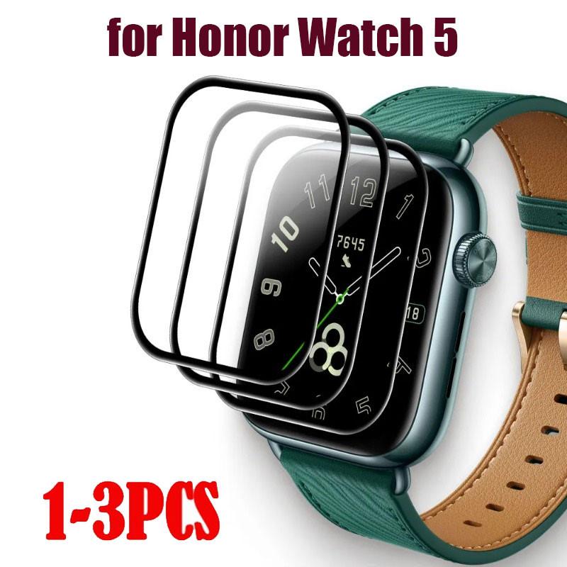 

1-3 шт. Защитная пленка для экрана Honor Watch 5, антицарапающая пленка, полное покрытие, защитная пленка Ultra-HD для Huawei Honor Watch 5 (Не стекло) 1pcs чистый