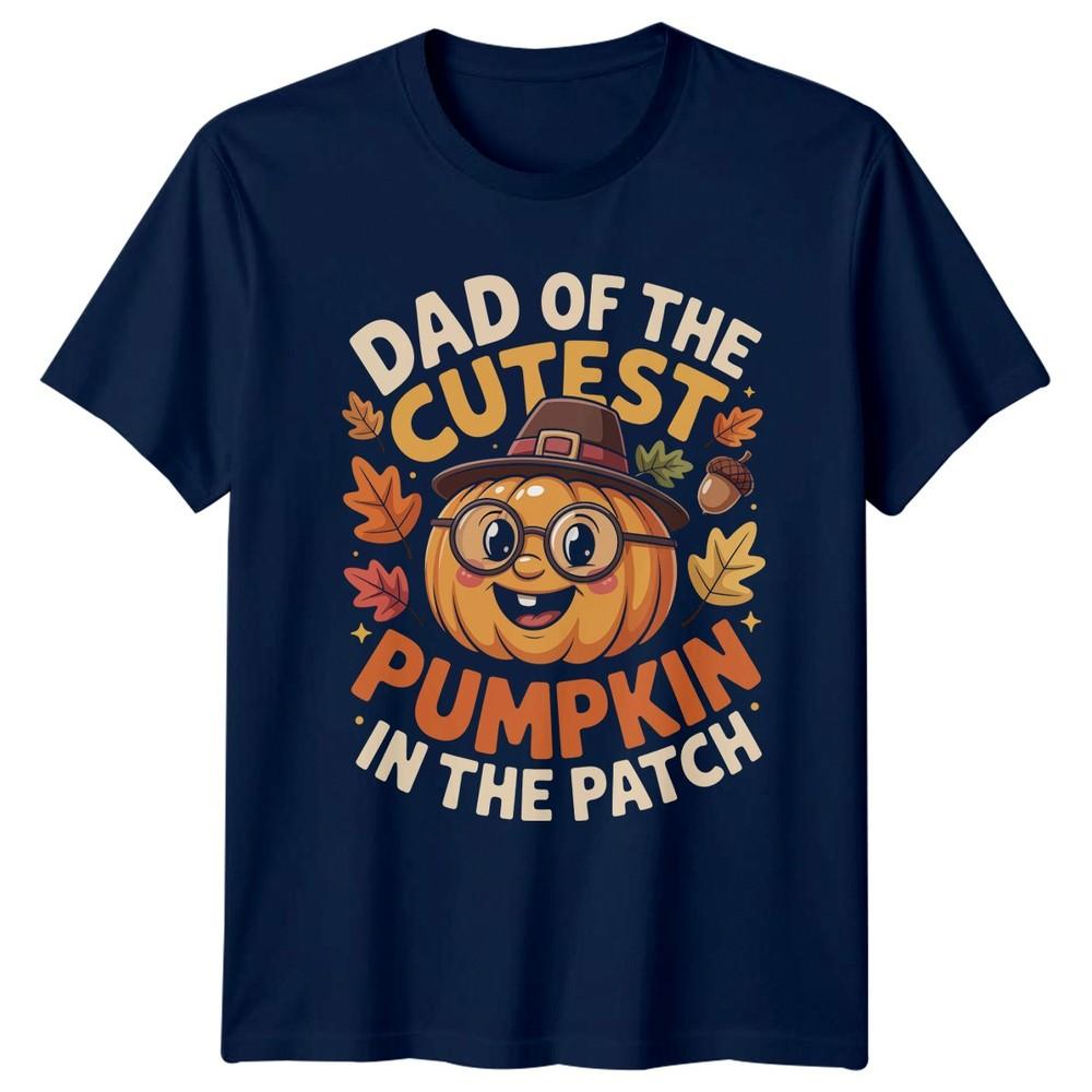 Dad Of The Cutest Pumpkin Unisexs TShirt Fatherhood Halloween Gift For Him