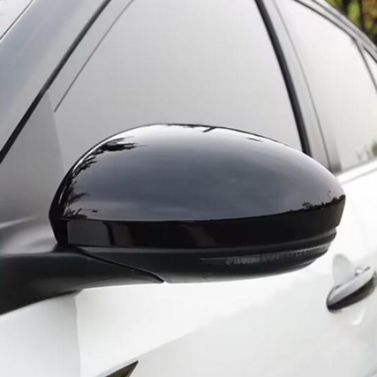 Bright Black Rearview Mirror Cover Trim For Nissan Altima -2025