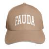 Fauda White Text College Style Baseball Cap Winter Hats for Unisex Sunscreen Wild Ball Hat Funny Hat Womens Unisexs
