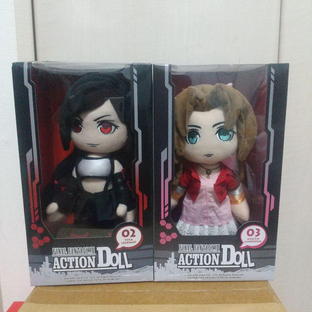 

[USED] FF7 Action Doll Tifa & Aerith