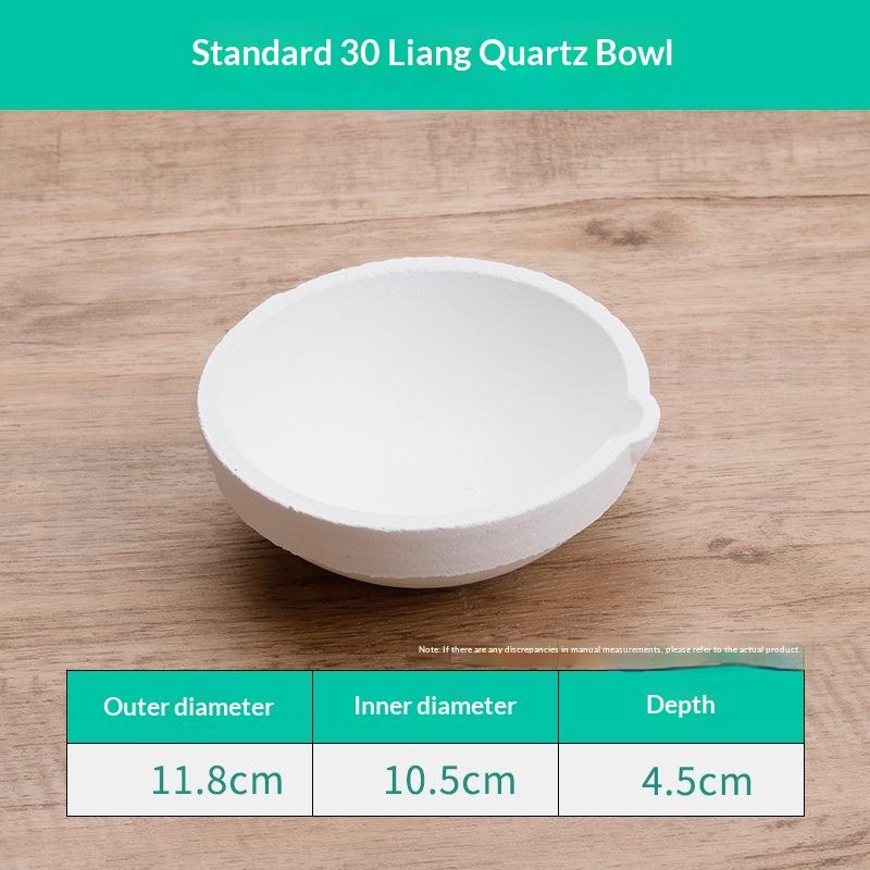 1Pcs High Temp Silica Bowl Jewelry Casting Refining Tool 100G-5000G Quartz Crucible For Melting Gold Silver Platinum