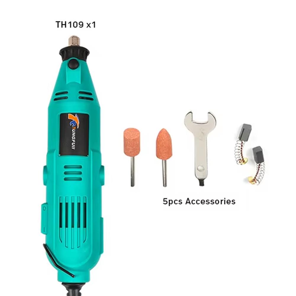 Electric Mini Drill Grinder Engraver Polisher 110V/220V Mini Rotary Tool with Dremel Accessories Variable Speed Power Tool