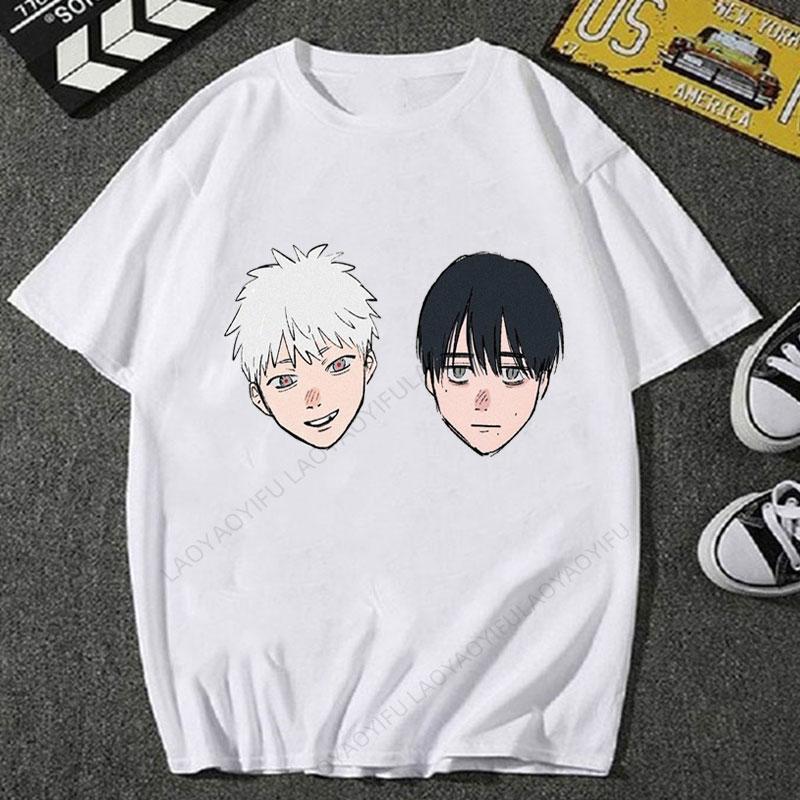 The Summer Hikaru Died Graphic T Shirts Tome Hikaru Yoshiki Anime Shirt Cheap Material Polyester Crewneck Casual Youth Unisexs