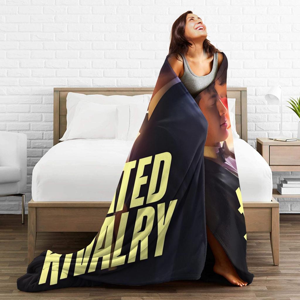 Heated Rivalry Blanket Cover Fleece Canadian Sports Romance Lightweight Thin Throw Blankets for Bedding Couch Bed Rug