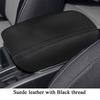 For Nissan Qashqai 2008-2014 2015 2016 2017 Suede Leather Car Armrest Box Protector Cover Central Control Interior Accessories