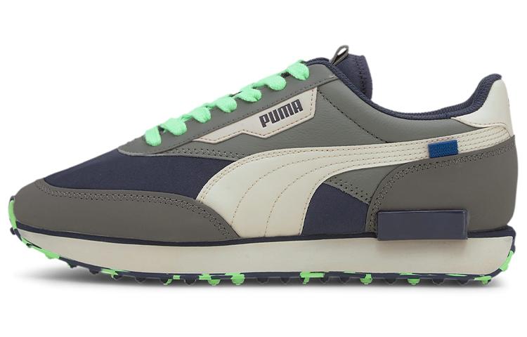 PUMA Future Rider Dystopia Grey Green 374037-01 35.5