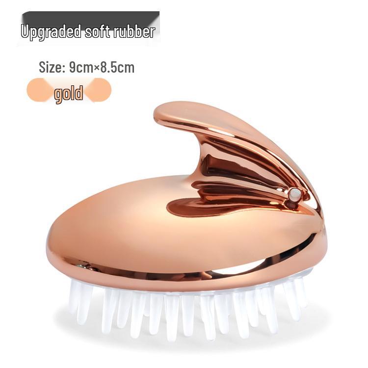 Silicone Scalp Scrubber Massage Comb for Itch Relief and Shampooing