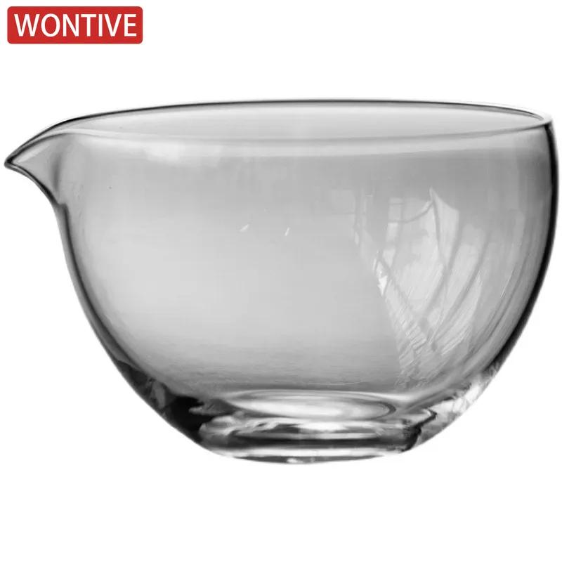 Glass Matcha Chawan Matcha Bowl Heat-resistant Kung Fu Tea Set Accessories Japan Ceremonial Matchas Mixing Bowl Kitchen Tools