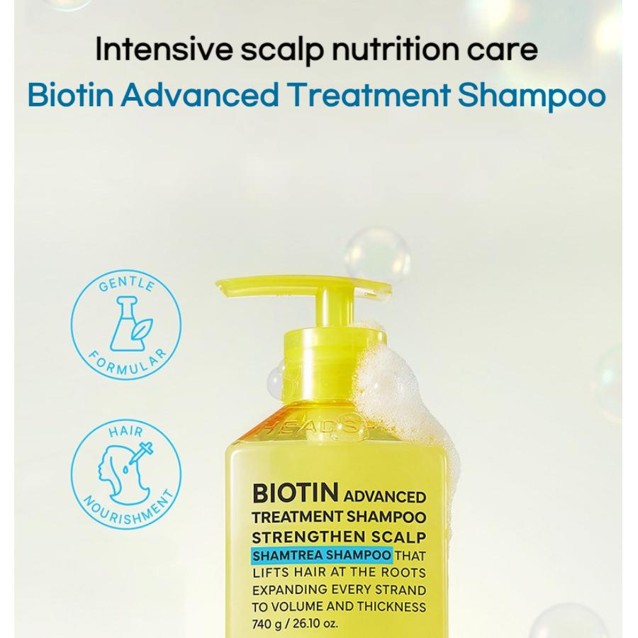 Headspa7 Biotin Advanced Treatment Shampoo 740g