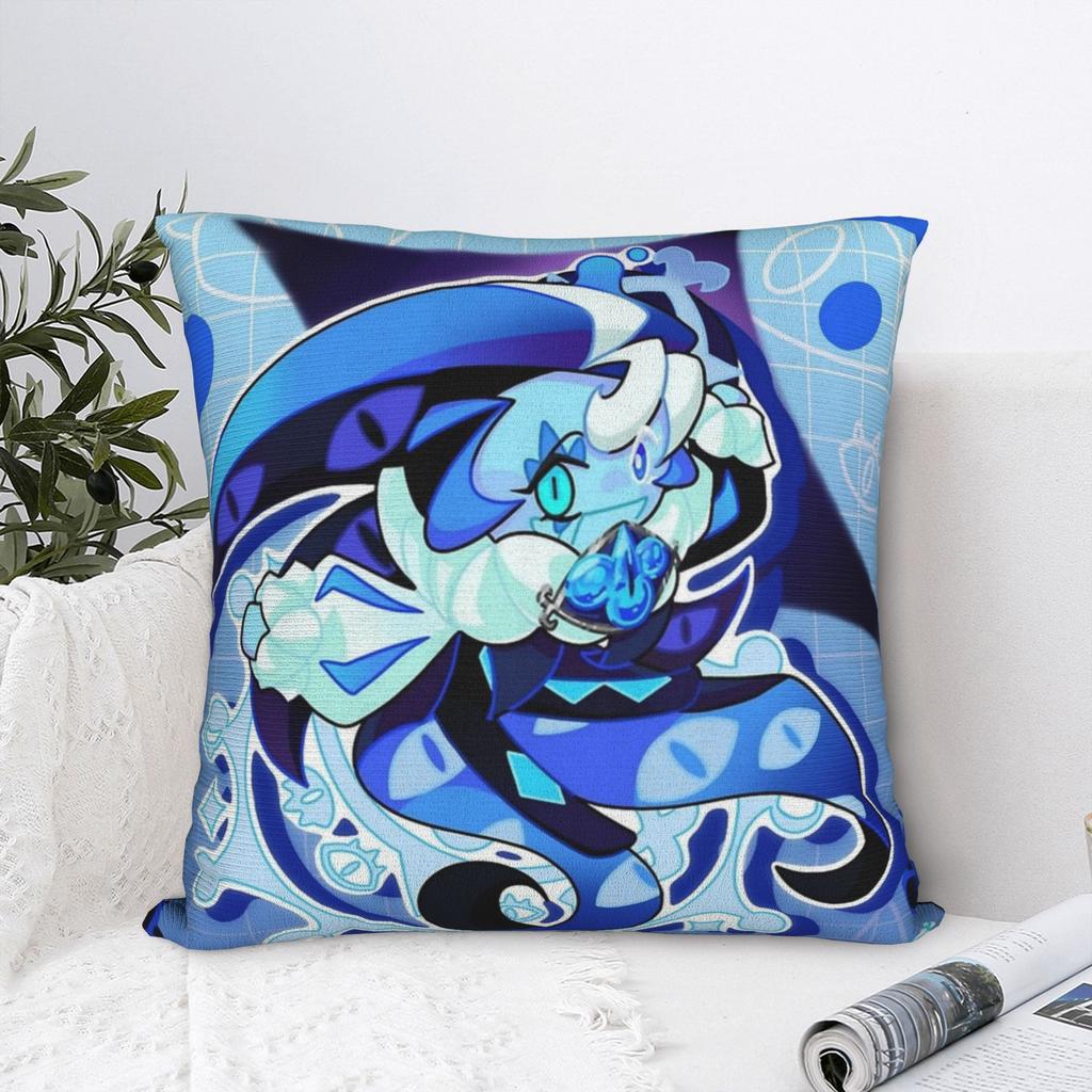 Shadow Milk Cookie Pillowcase Polyester Cushion Cover Decoration Cookie Run Kingdom Throw Pillow Case Cover Seater Zipper 18'