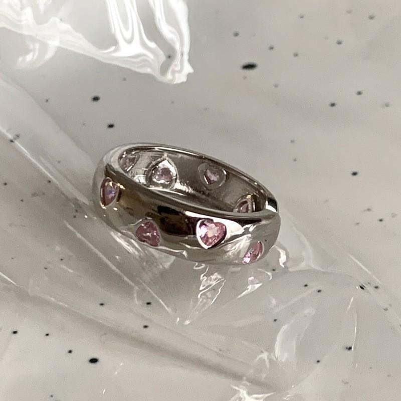 Adjustable Open Unique Ring With Multicolored Zircon Stones Perfect For Stylish Women Accessories