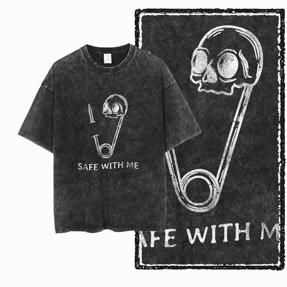 x26-x50 StreetTHEME Exclusive Graphic Unisex Cotton Acid Washed T Shirt Cool Vintage Streetwear Men Tshirts Big Size Tee for men