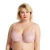 Women's Plus Size Lace Push-Up Bra with Underwire and Side Support