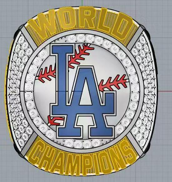 2024 MLB Los Angeles Dodgers Championship Diamond Men s Ring Size 11