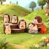 Miniature Landscape Hedgehog Decoration and Display - Cute Small Figurines, Realistic Animal Resin Handicrafts, Tabletop Ornaments