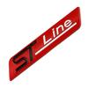 WGL2 3D Metal ST Line Logo Car Rear Trunk Badge Emblem Sider Fender Sticker For Ford STLine Focus Fiesta Mondeo Ecosport Kuga ESCAPE