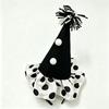 Upright Mini Party Clown Hat Accessory with Preassembled Headband for Quick Party and Costume Outfit Finishing and Styling