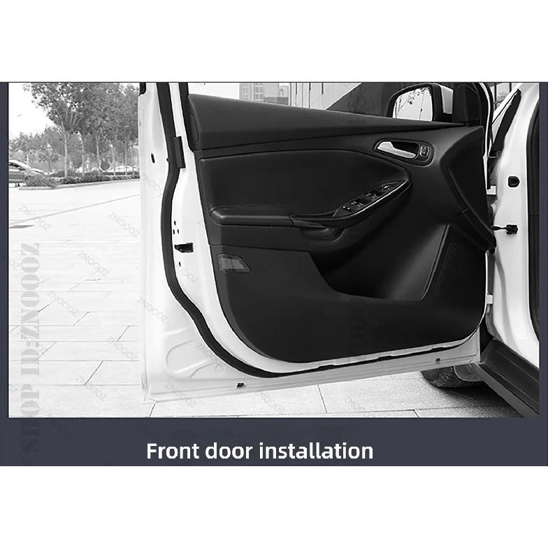 For 2024-2025 Ora Good Cat GT Car Door Seal Strip Rubber Double Layer Sealing Protector Soundproof Dustproof Seal Strip 12PCS