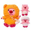 Cartoon Beaver Plush Pendant Figure Plushies Ornament Cute Soft Cotton Stuffed Animal Doll Hanging Anime Pink Beaver Plush