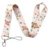 Green Plant Card Holder Case Student Badge Work Access Card ABS Plastic Lanyard Card Cover Bags for Women Girl