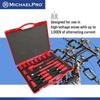 MichaelPro MP005048 20 Piece Drive VDE Insulated Socket Set 1/2"