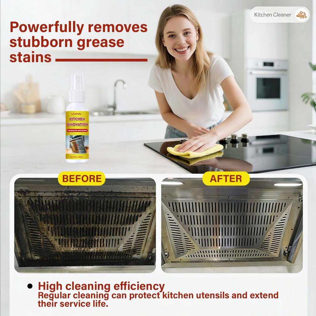 Kitchen Renovation Spray-Powerfully Removes-Stubborn Stubborn Grime-Layer By Layer Stripping To Remove Stubborn Grime-50ml