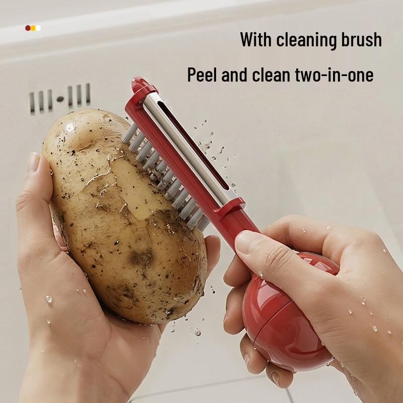 ZISIZ Roly-Poly Multi-functional Peeler & Brush Set