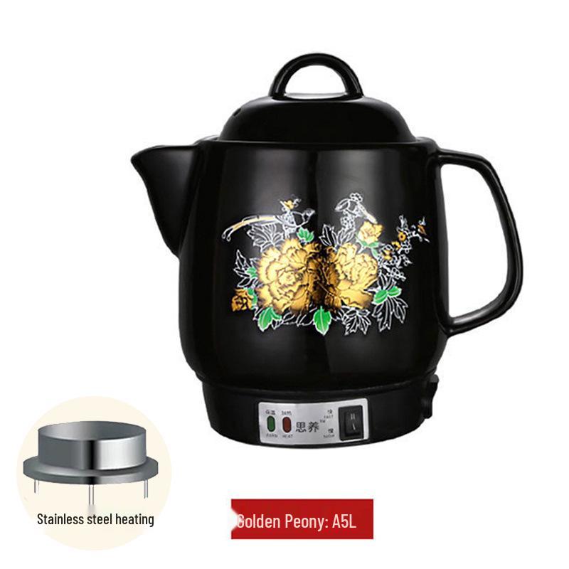 Siyang Jinhua A Electric Ceramic Medicine Kettle 3-5L - Automatic Boiling and Decoction
