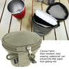 Portable Coffee Filter Storage Bag Waterproof Canvas Coffee Filter Container Outdoors