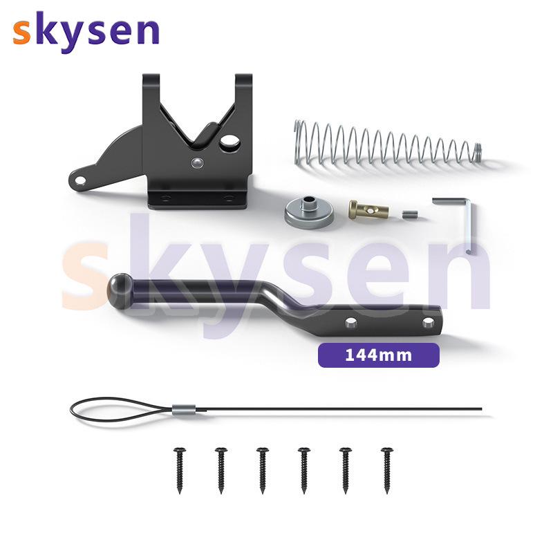 American-Style Outdoor Fence Gate Automatic Drop Lock Latch