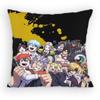 Anime Undead Unluck Andy Pillow Case Anti-Dustmite Pillowcase Invisible Zipper Silky Sofa Cushion Cover For Bedroom