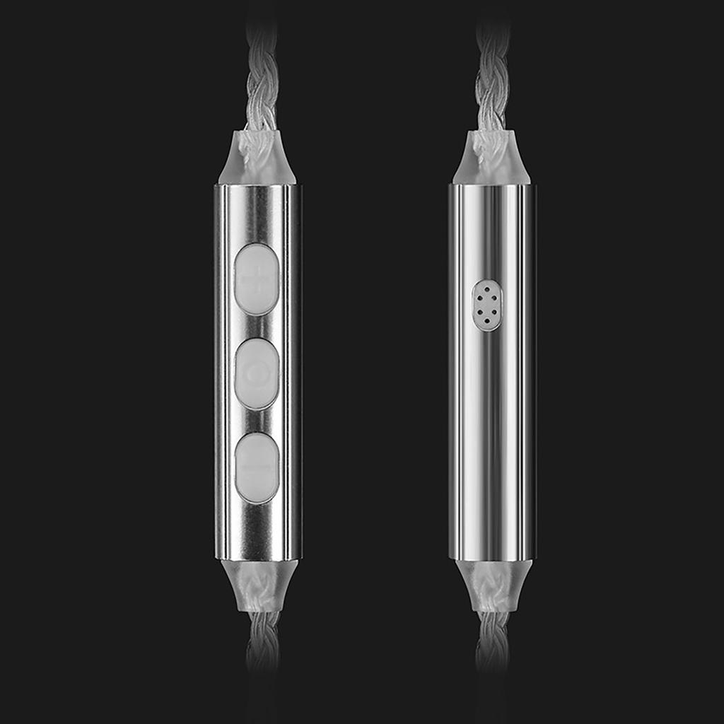 3.5mm/Type-C Headphone Cable 8Core Silver Plated Braided Earphone Cable 2Pin 0.78mm Plug Replacement Earphone Cable