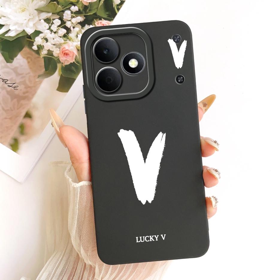 For Realme Note 80 Case RMX5388 Cute Lucky Letters Cover Shockproof Soft TPU Phone Case For Realme Note80 Note 80 4G Fundas Bags