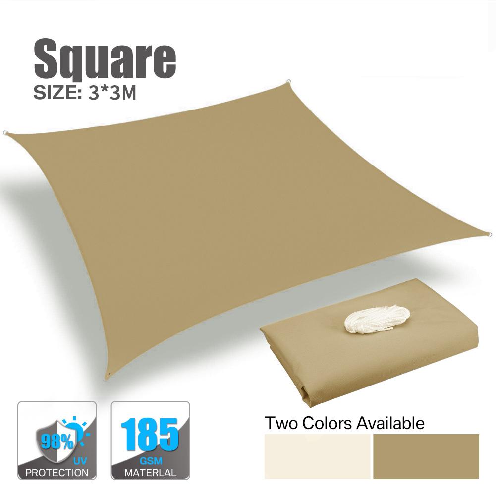 Sand Shade Sail UV Block Waterproof Garden Canopy Sun Shade Cloth Camping Gazebo For Outdoor Backyard Pool Awnings Sun Shelters