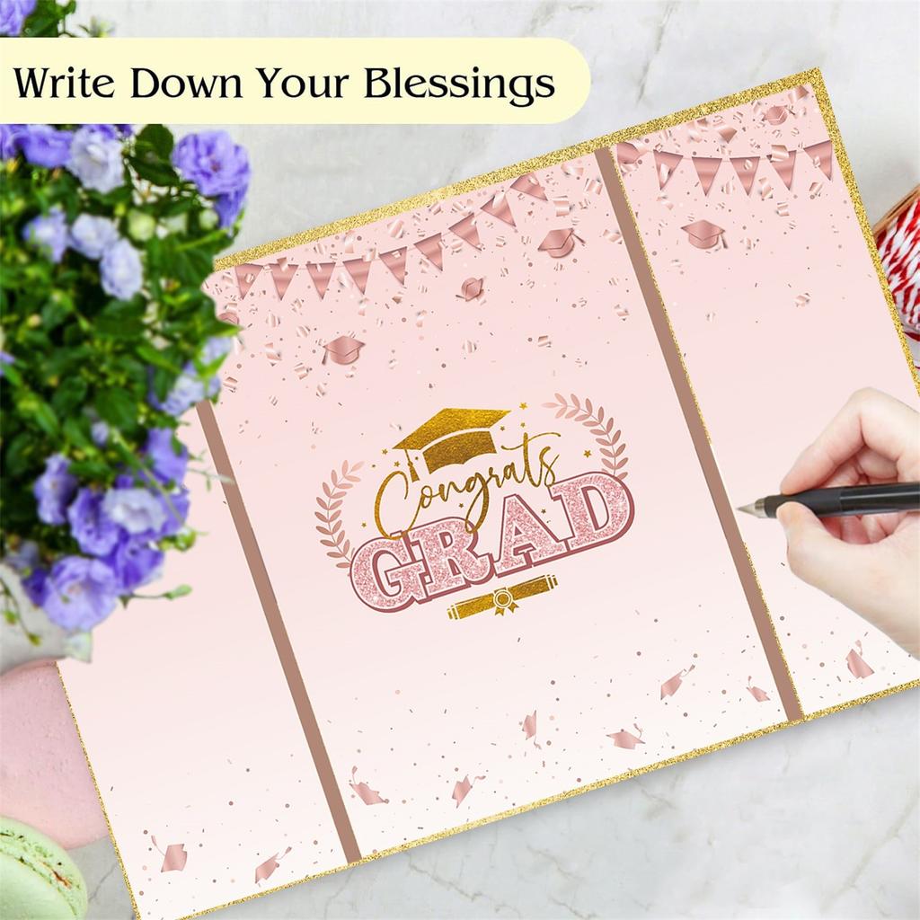 Hot Gold Themed Party College Graduation Card