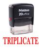 Printtoo Custom Stamp TRIPLICATE Self Inking Rubber Stamp Office