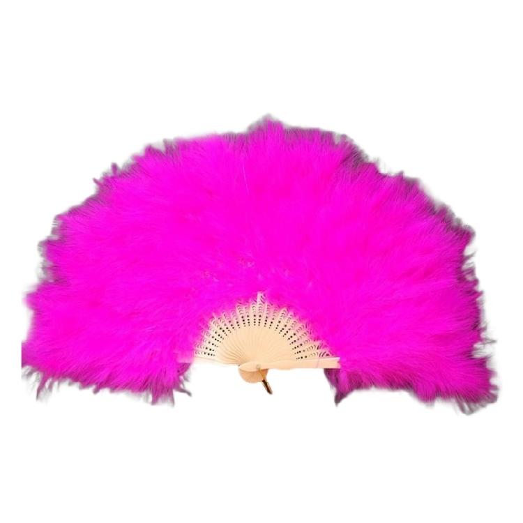 Folding Feather Fan Handheld Fairy Fan Children Adult Costume Wedding