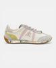Premiata [26Ss][Jackyx] White Logo Patch Cowhide Women'S Sneakers