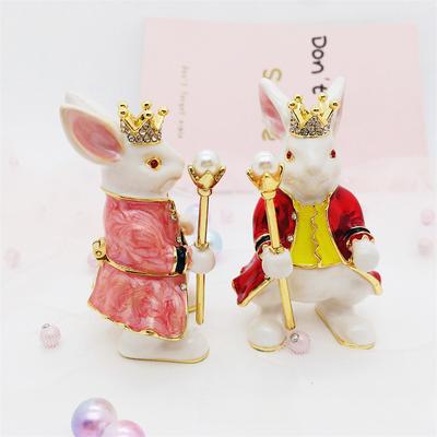 Jewelry Box Scepter Rabbit Girl Gift Ring Earrings Necklace Storage Box Girlfriend Girlfriend Birthday Gift