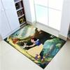Cute S-snow W-White Carpet Bathroom Anti-slip Mat Door Mat Home Decoration Mat Entrance Door Mat Scratch-resistant Door Mat
