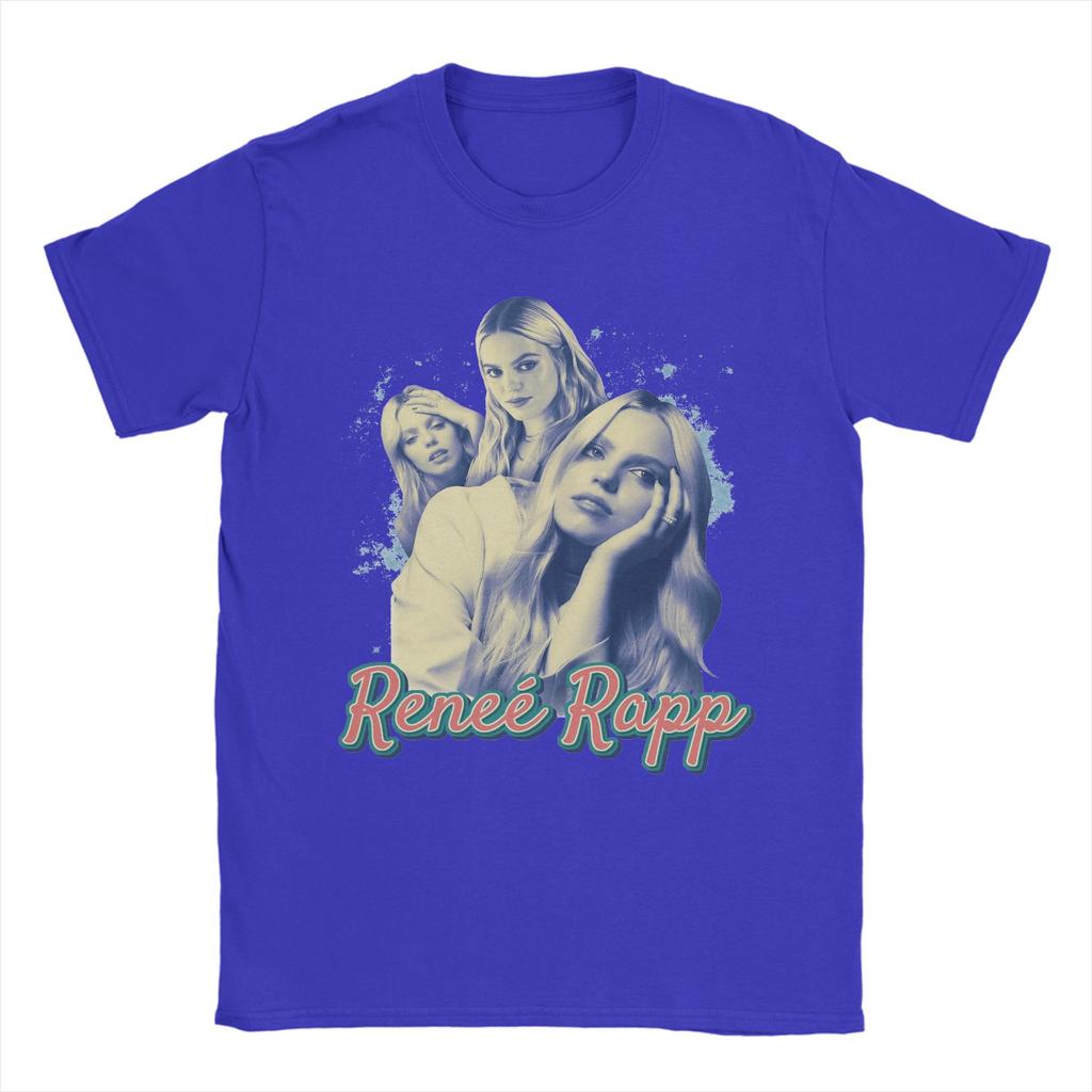 Funny Renee Rapp Vintage 90s TShirt Unisex O Neck 100 Cotton T Shirt Short Sleeve Tees Gift Idea Clothing