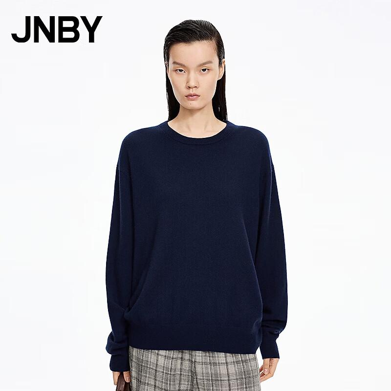 JNBY 2026 Spring Cashmere Crew Neck Pullover Sweater