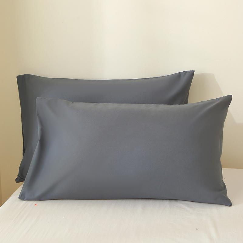 2 Pieces Set 50*65 50*70 50*75 50*90cm White 100% Polyester Bed USA Standard Queen King Size Bed PillowCases Cases Covers