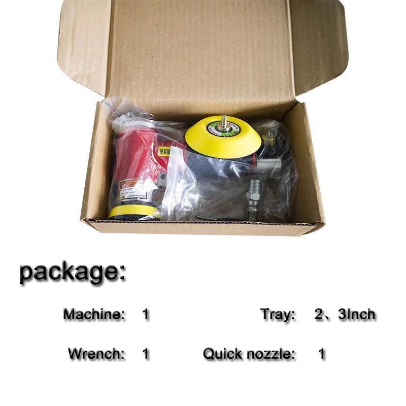 Car Polisher  Pneumatic Air Sander Paint Care Tool 2 3inch 15000r/min Buffer Dual Action Orbital Air Sander Polishing Machine