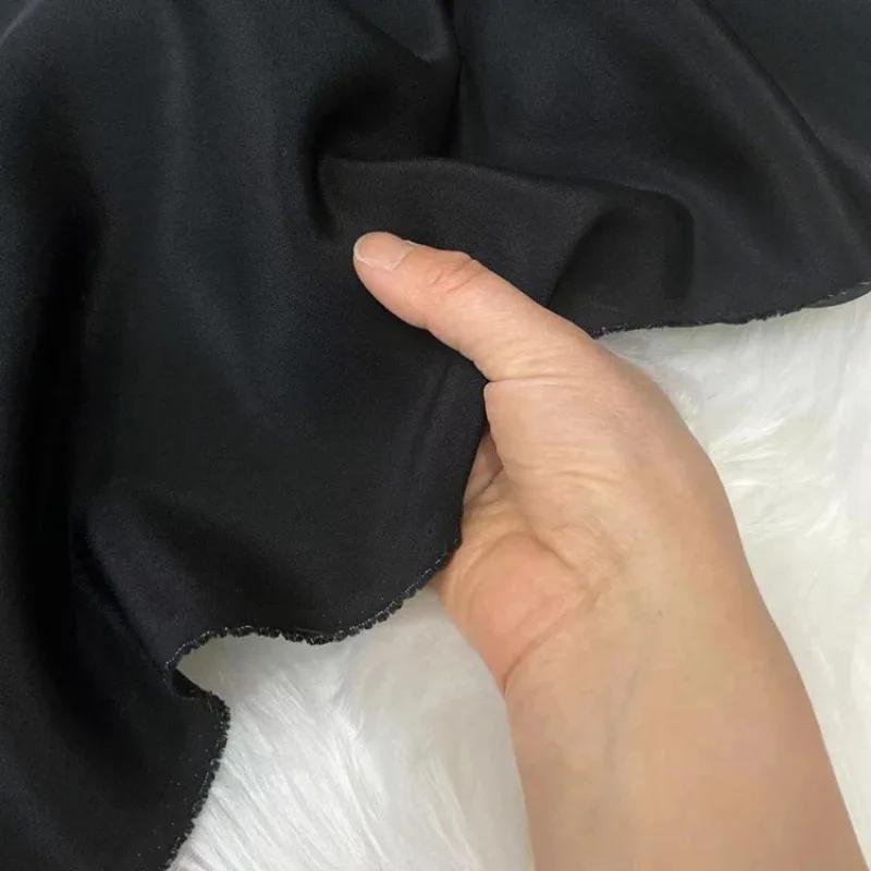 Einfarbig 100% Maulbeerseide 30 Momme Schwerer Seidenkrepp de Chine Stoff Seiden Schwerer Krepp Stoff für Bekleidung Kleider Hosen