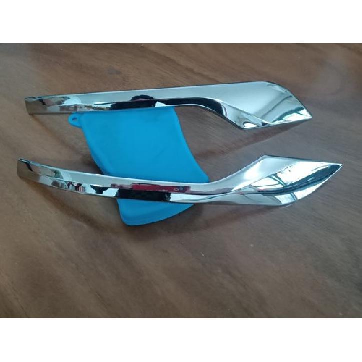 Chrome Rearview Mirror Side Stripe Lid Cover Trim For Honda CRV CR-V 2pcs