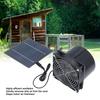 Solar Powered Exhaust Vent Fan Professional Efficient Energy Saving Solar Powered Duct Fan for Outside Attic Dog House Shed