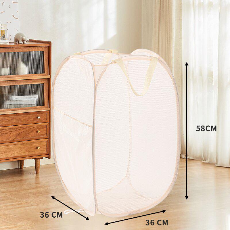 Large Capacity Foldable Laundry and Storage Basket for Clothes and Toys